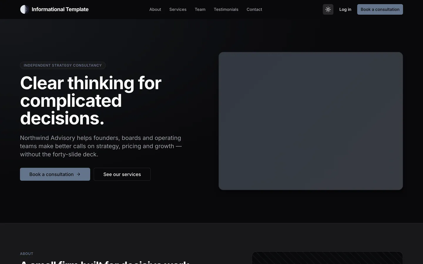 Website — Hero